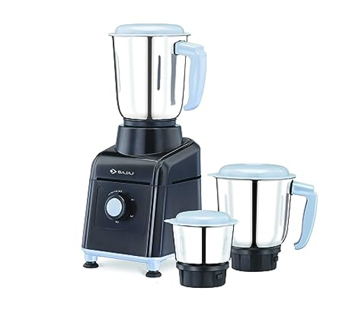 Bajaj GX 3501 500 Watts Mixer Grinder with 3 Jars, Black की तस्वीर