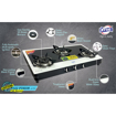 Picture of Jyoti 322 DT Fusion (NA)  3 Burner Gas Stove