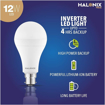 Picture of Halonix Prime 12W B22D Inverter Rechargebale Emergency Led Bulb (Pack of 1, White)