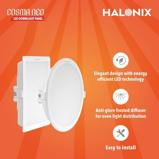 Picture of Halonix 6W Cosma Neo 6500K Cool White Recess Round led downlighter