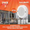 Picture of Halonix SPIKER 3W 6500K Cool Day White Round Led downlighter