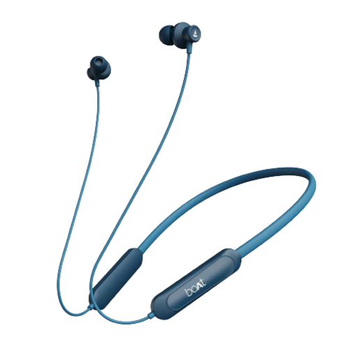 boAt Rockerz Bliss Wireless Neckband with 30 Hours Playback, ASAP™ Charge, BEAST™ Mode, ENx™ Technology, Spatial Bionic Sound (Celestial Blue) की तस्वीर