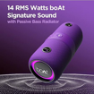 Picture of boAt Stone 1208 Bluetooth Speaker with Upto 9 Hours Playback, RGB LEDs, True Wireless Feature, Carry Strap, IPX7 and Ergonomical Design