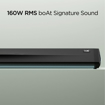 Picture of boAt Aavante Bar Theme with 160W RMS boAt Signature Sound, 2.1 Channel with wireless subwoofer (Premium Black)