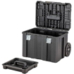 Picture of Stanley DEWALT DWST83347-1 50 kg Load Capacity Heavy-Duty Portable Plastic Deep TSTAK-Box and Removable Tray Compartment for Easy & Convenient Storage, 1 Year Warranty, YELLOW & BLACK