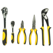 Stanley STMT81243 110-Piece High Quality Multi-Toolkit containing Pliers, Spanners, Drivers, Sockets, Bits, Wrenches & Ratchets for Home, DIY & Professional Use, 1 Year Warranty, Yellow & Black की तस्वीर