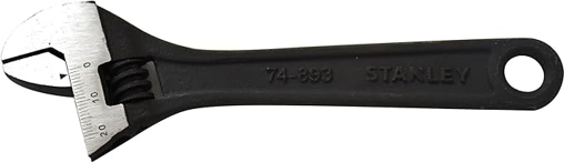 Stanley STMT74893-8 150mm Adjustable Wrench (Black, Phosphate Finish) की तस्वीर