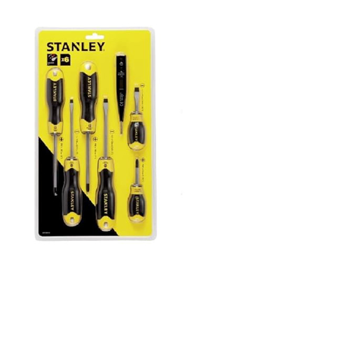 Picture of STANLEY Tools 6PCS Set W/Bonus (Tester Included) STHT92002-8 GET (Cutter+Tape Free)