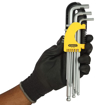 Picture of STANLEY 94-158 9 Piece Extra Long Metric Ball End Hex Key Set