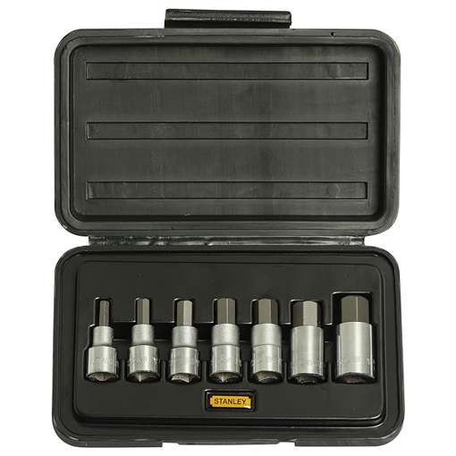 STANLEY 1-89-099 7-Piece 1/2'' SQ. Drive Hex Bit Metric Socket Set की तस्वीर