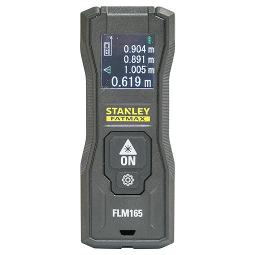 STANLEY FMHT77165-0 50M Cordless Laser Distance Measurer with Chargeable LI-ION Battery for Distance Area and Volume Measurement with Colour Screen for Home, DIY & Professional Use की तस्वीर