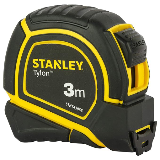 Picture of STANLEY STHT43066-12 Tylon 3 Meters Measurement Tape in Rugged Rubber Case