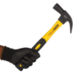 Picture of STANLEY 51-187 Fibreglass Nail Hammer 560gms (Yellow & Black)