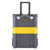 Picture of STANLEY STST1-80151 Organised Heavy-Duty Portable Stackable 3-in-1 Rolling Workshop with 7" Coated Wheels, 1 Year Warranty, YELLOW & BLACK