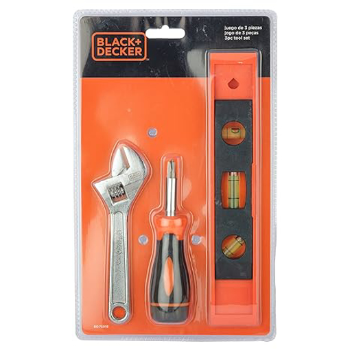 BLACK+DECKER BD75919 3 PIECES TOOLKIT की तस्वीर