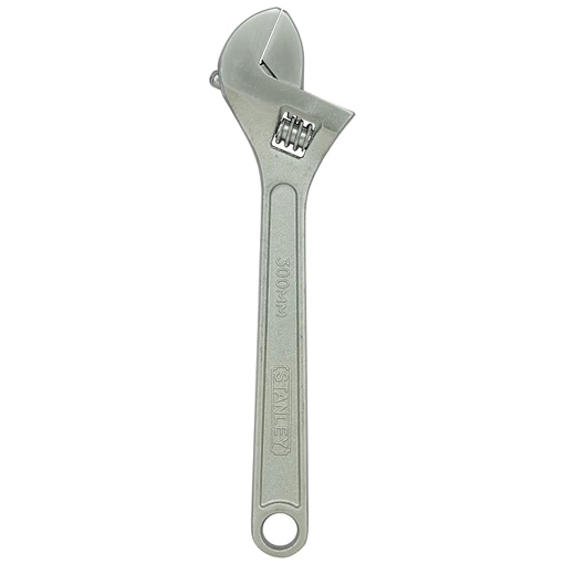 Picture of STANLEY STMT87434-8 Chrome Plated Adjustable Wrench Single Sided Open End Wrench