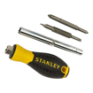 STANLEY STHT68012-8 6-Way Quick Change Screwdriver (Yellow and Black) की तस्वीर