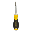 STANLEY STHT68012-8 6-Way Quick Change Screwdriver (Yellow and Black) की तस्वीर