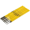 STANLEY 16-299 12 Piece Pin Punches and Cold Chisel Set (Yellow and Black), 500g की तस्वीर