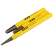 STANLEY 16-299 12 Piece Pin Punches and Cold Chisel Set (Yellow and Black), 500g की तस्वीर