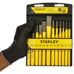 STANLEY 16-299 12 Piece Pin Punches and Cold Chisel Set (Yellow and Black), 500g की तस्वीर