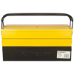 Picture of STANLEY 1-94-738 18'' 460 mm Cantilever Tool Box with 5 Trays & Double Handles for Easy & Convenient Storage, 1 Year Warranty, YELLOW & BLACK