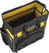 Picture of STANLEY FATMAX Open Mouth Rolling Rigid Tool Bag Trolley, Multi-Pockets Storage Organiser, FMST1-80148, Black