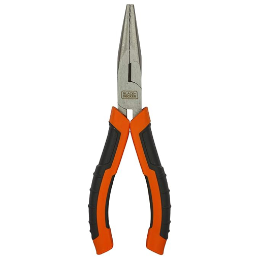 Stanley BLACK+DECKER BDHT81586 Steel 160mm Long Nose Pliers (Orange) की तस्वीर