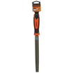 Picture of Stanley  BLACK+DECKER BDHT22146 Steel 200mm 2nd Cut Half Round File (Orange)