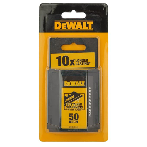 Stanley DEWALT DWHT8-11131 Carbide Utility Blade, Pack of 50 की तस्वीर