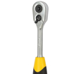 Picture of STANLEY STMT95894-8B 3/8'' Metal Quick Release Pear Head Ratchet (Yellow)