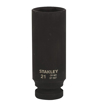 Picture of STANLEY STMT87507-8B 1/2-inch 21mm Chrome-Molybdenum Steel Impact Deep Socket (Black)