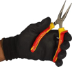 Stanley 0-84-006 Nose Plier MaxSteel VDE straight, Yellow/Red की तस्वीर