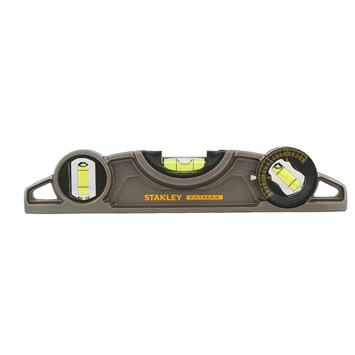 STANLEY 43-609I Premium 9-inch Aluminium Fatmax Xtreme Magnetic Torpedo Level (Black) की तस्वीर