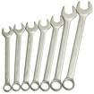 Picture of STANLEY 1-87-038 3/8"-11/4" Chrome Vanadium Steel Slimline Metric Combination Spanner Set (Silver 14-Pieces)