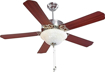 Orient Electric Subaris Solo 1300mm Underlight Ceiling Fan Antique Copper/ Brush Nickle की तस्वीर