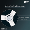 Picture of Orient Electric i-Float 1200mm Energy efficient Smart Ceiling Fan with IoT and Inverter Technology |Compatible with Alexa and Google Assistant (White)