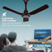 Orient Electric i-Float 1200mm Energy efficient Smart Ceiling Fan with IoT and Inverter Technology | Compatible with Alexa and Google Assistant Space Grey/Lakeside Brown/Cosmos Black की तस्वीर