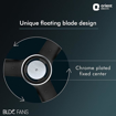 Orient Electric i-Float 1200mm Energy efficient Smart Ceiling Fan with IoT and Inverter Technology | Compatible with Alexa and Google Assistant Space Grey/Lakeside Brown/Cosmos Black की तस्वीर