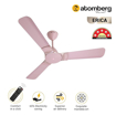 Atomberg Erica 1200mm BLDC Motor 5 Star Rated Designer Ceiling Fans with Remote Control | High Air Delivery and LED Indicators Lotus Pink/White की तस्वीर
