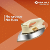 Picture of Bajaj  440154 DHX9 DRY IRON 1000 W Dry Iron  (ivory)