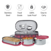 MILTON Corporate Lunch 3 Stainless Steel Lunch Box with Jacket की तस्वीर