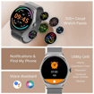 Picture of Boat Lunar Velocity Smartwatch with Bluetooth Calling, 100+ Sports Modes, 100+ Cloud Watch Faces (Metal Grey)