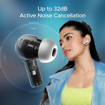 boAt Newly Launched Airdopes Flex 454 ANC TWS in Ear Earbuds with Smart Features,ANC,60Hrs Playback,Beast Mode(Low Latency),Quad Mics Enx Tech,Multi Point Connectivity,ASAP Charge(Gunmetal Black) की तस्वीर