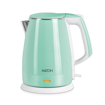 Milton Euroline Riga Electric 1.5 Stainless Steel Electric Kettle, 1 Piece, 1.5 Litres, Aqua Green | Power Indicator | 1500 Watts | Double Walled | Auto Cut-off | Detachable 360 Degree Connector | Cool Touch Body | Cordless Pot की तस्वीर