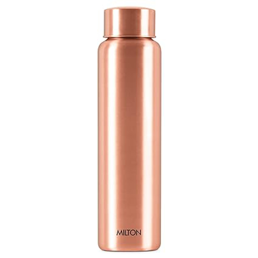 MILTON Copper Aqua 1000 Water Bottle, 950 ml, Copper | 100% Leak Proof | Office Bottle | Gym Bottle | Yoga Bottle | Home | Kitchen | Hiking | Treking Bottle | Travel Bottle की तस्वीर