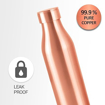 MILTON Copper Charge 1000 Water Bottle, 930 ml, 1 Piece, Copper | Leak Proof | Office Bottle | Gym Bottle | Yoga Bottle | Home | Kitchen | Hiking | Treking Bottle | Travel Bottle की तस्वीर