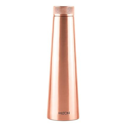 MILTON Copper Delight 1000 Water Bottle, 915 ml, 1 Piece, Copper | Leak Proof | Office Bottle | Gym Bottle | Yoga Bottle | Home | Kitchen | Hiking | Treking Bottle | Travel Bottle की तस्वीर