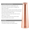 MILTON Copper Delight 1000 Water Bottle, 915 ml, 1 Piece, Copper | Leak Proof | Office Bottle | Gym Bottle | Yoga Bottle | Home | Kitchen | Hiking | Treking Bottle | Travel Bottle की तस्वीर