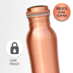 MILTON Copperas 1000 Copper Bottle, 950 ml, 1 Piece, Copper की तस्वीर